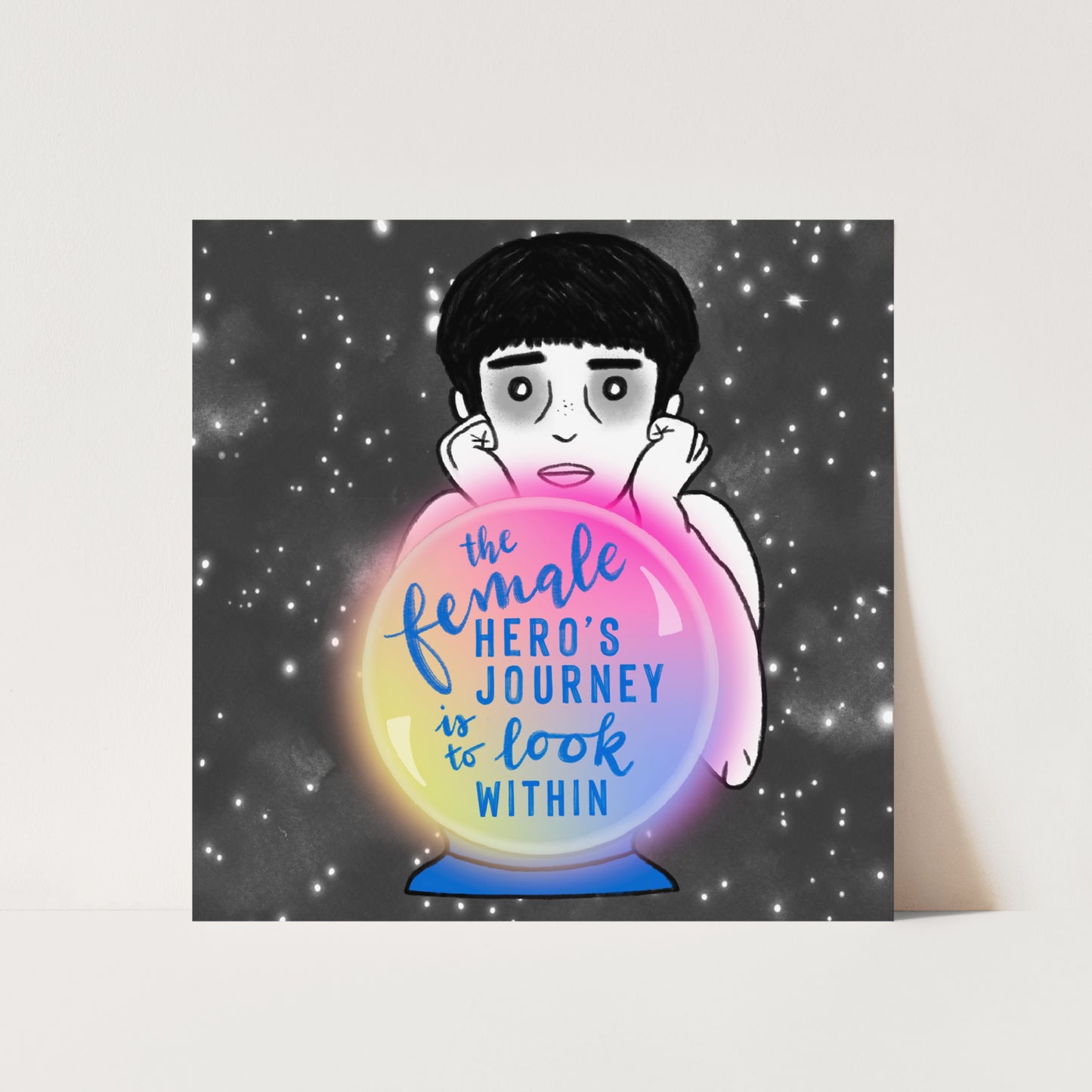 Female Hero Art Print