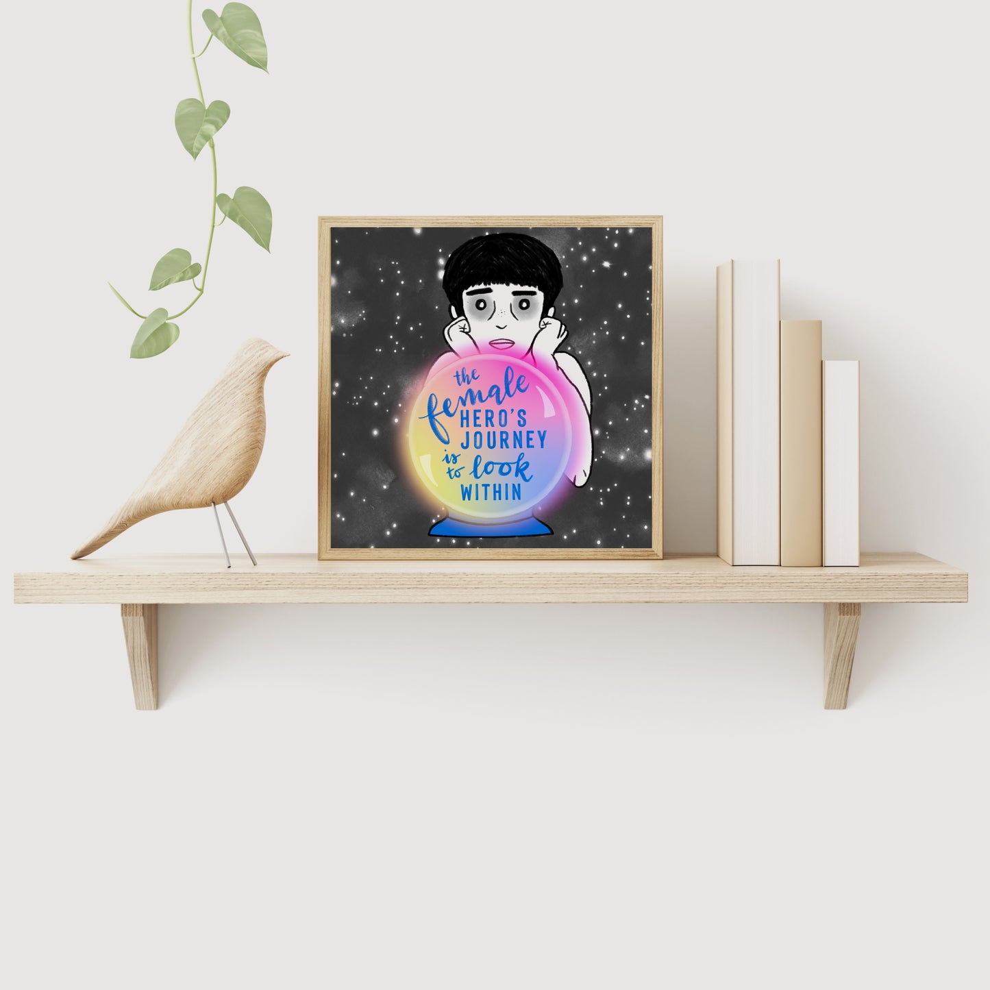 Female Hero Art Print