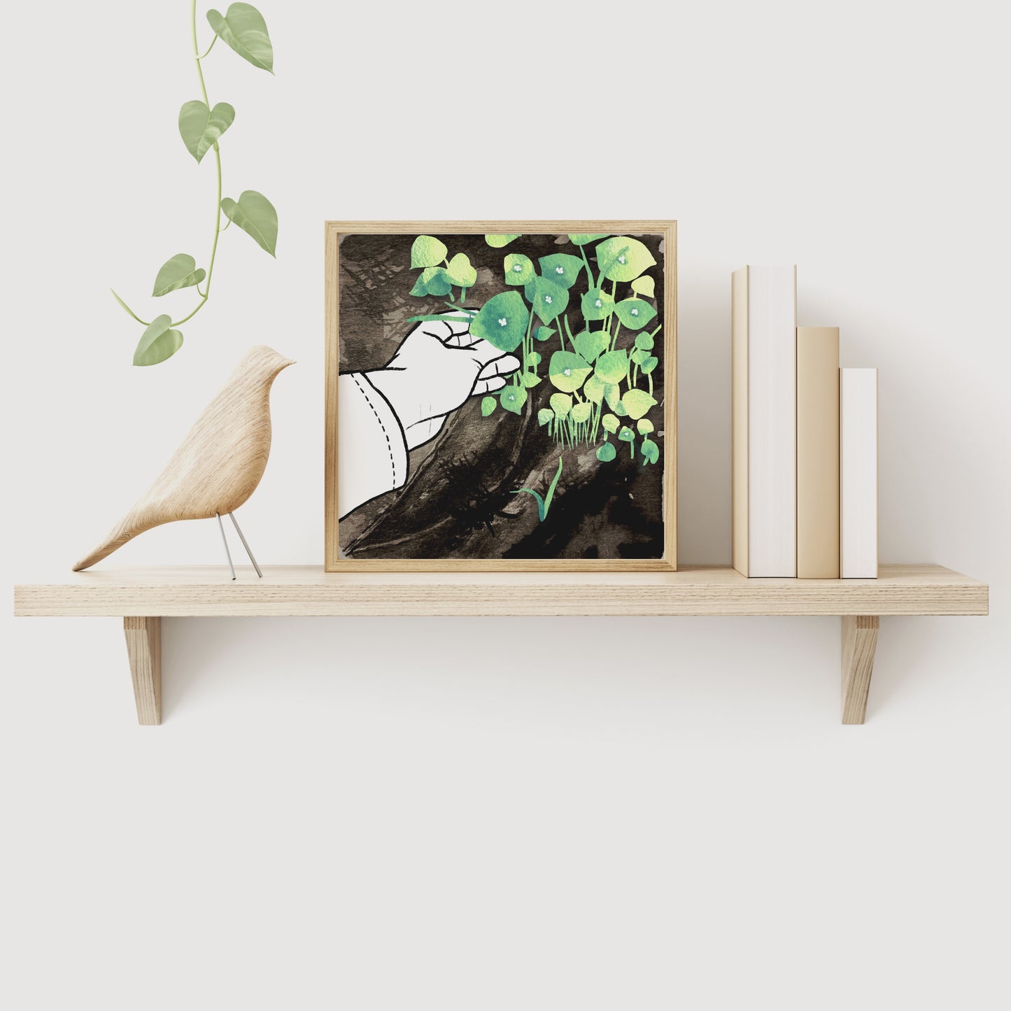 Miner's Lettuce Art Print