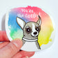 Appreciative Chihuahuas Stickers