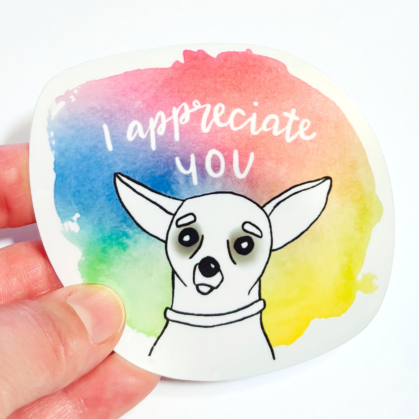 Appreciative Chihuahuas Stickers
