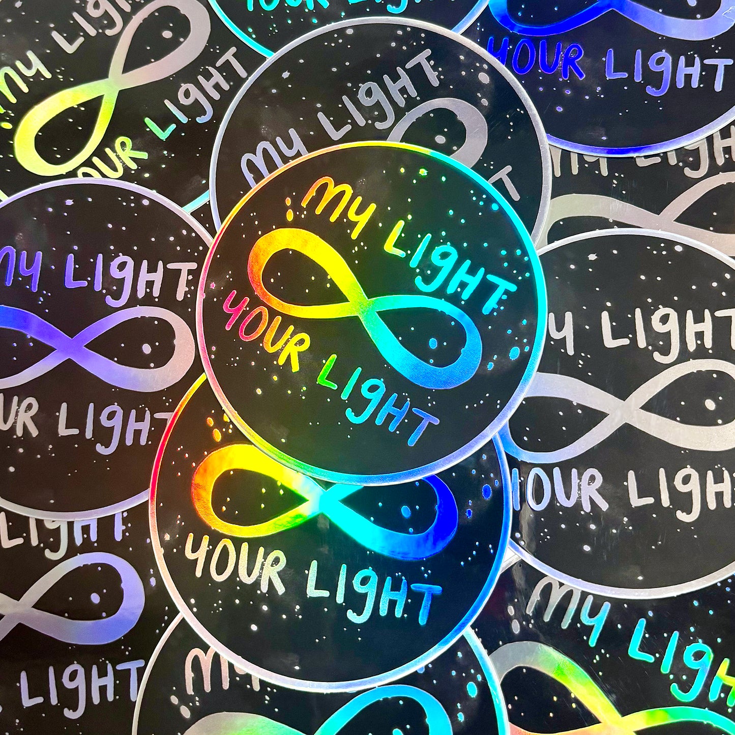 My Light Your Light Sticker