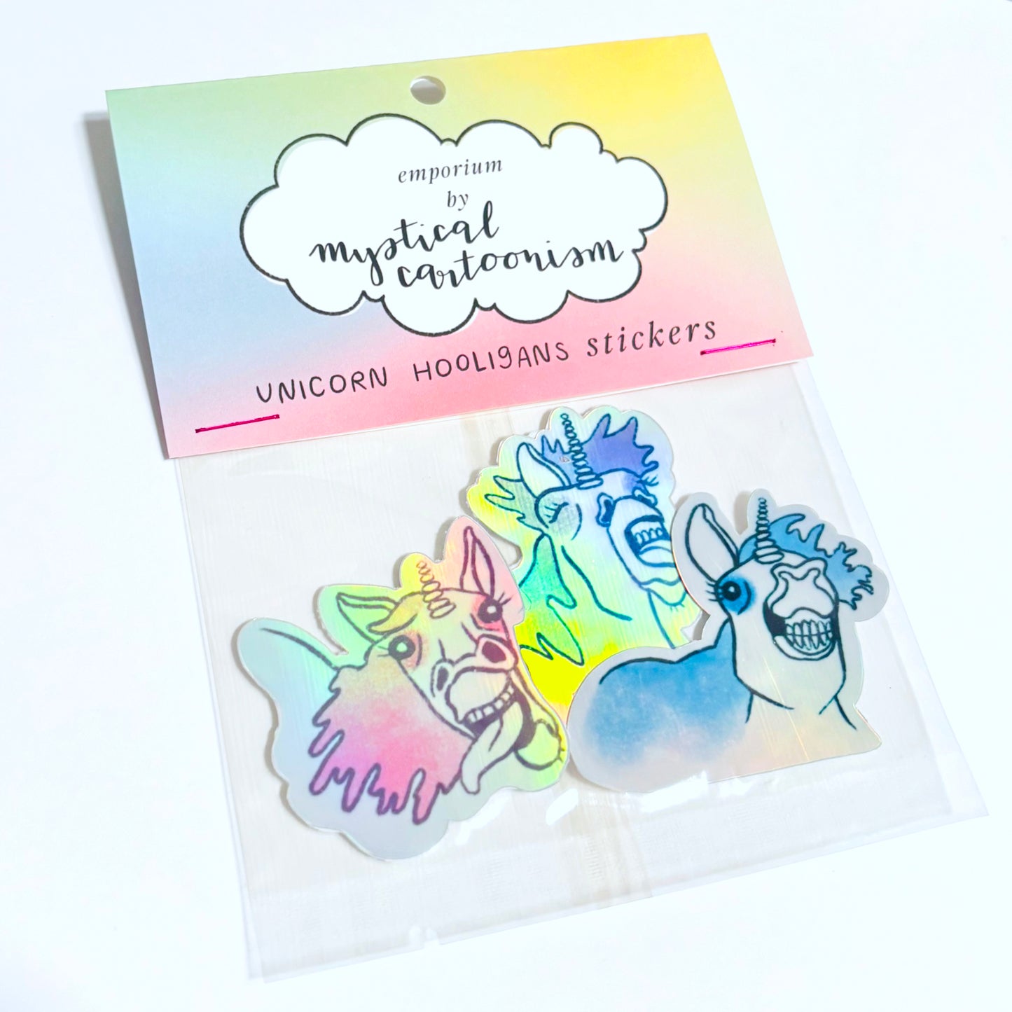 Unicorn Hooligans - Sticker 3pk