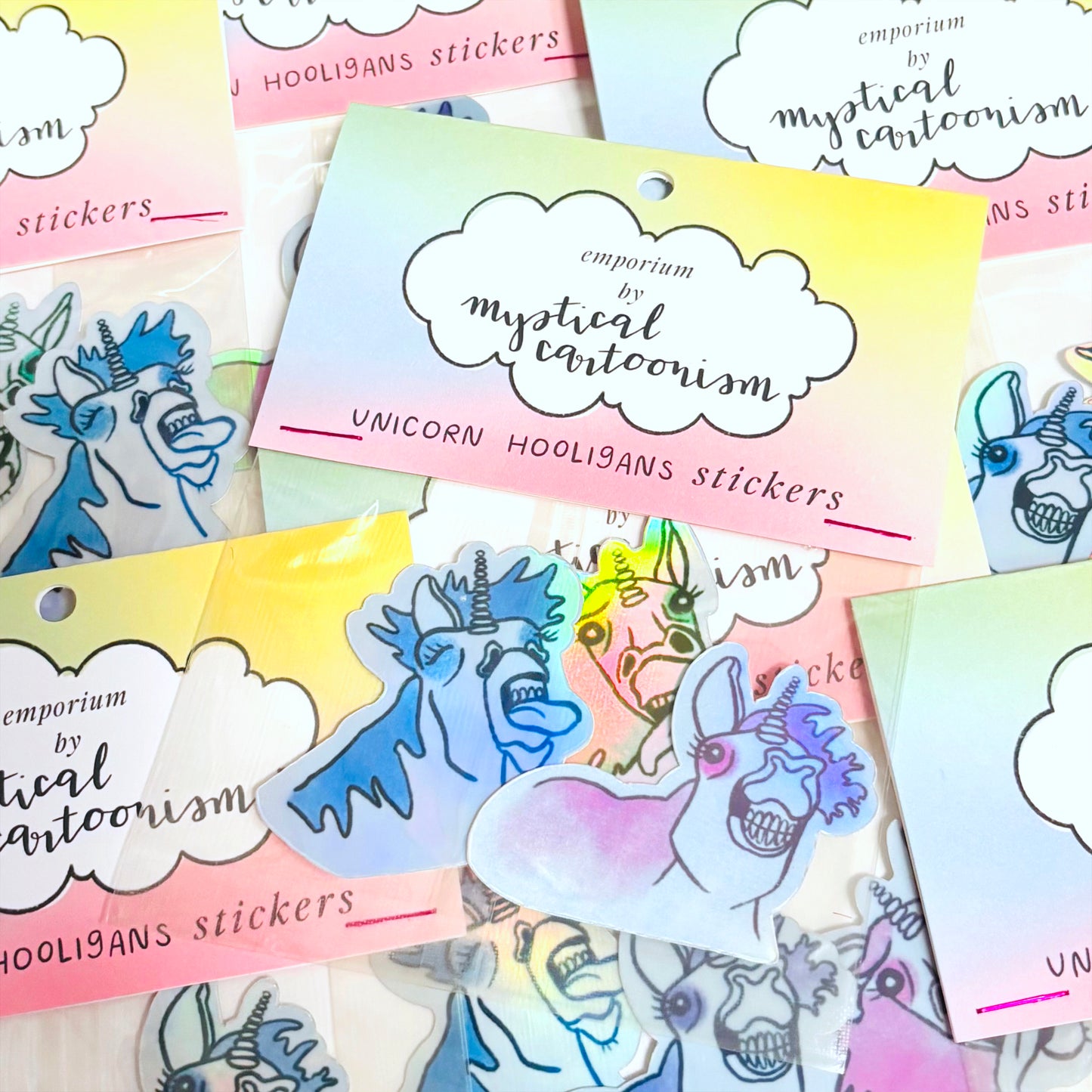 Unicorn Hooligans - Sticker 3pk
