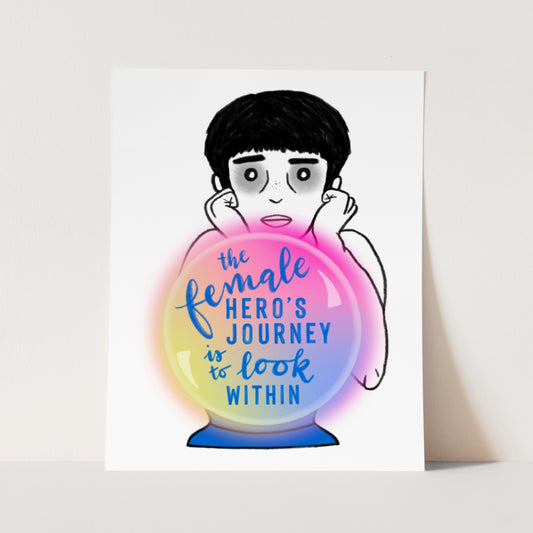 Female Hero Art Print