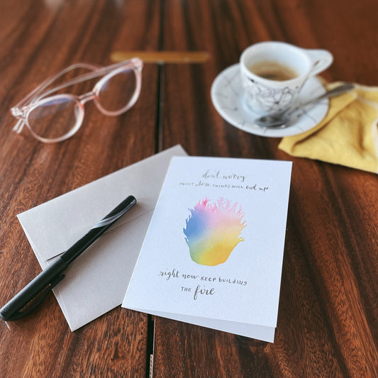 Build the Fire - Greeting Card