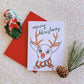 Chihuahuas Sleigh All Day Holiday Cards