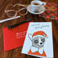 Chihuahuas Sleigh All Day Holiday Cards