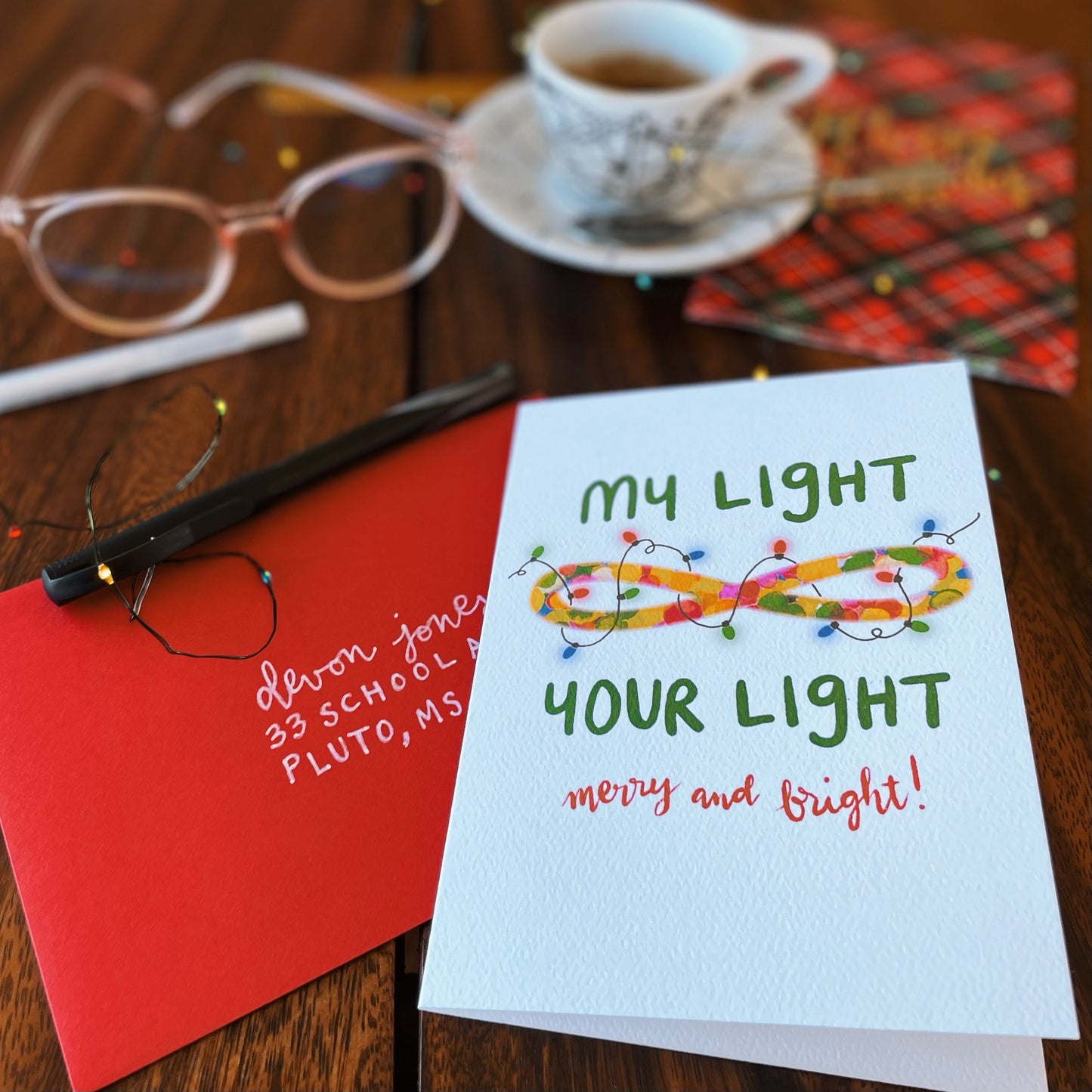 Light + Calm + Bright Holiday Cards